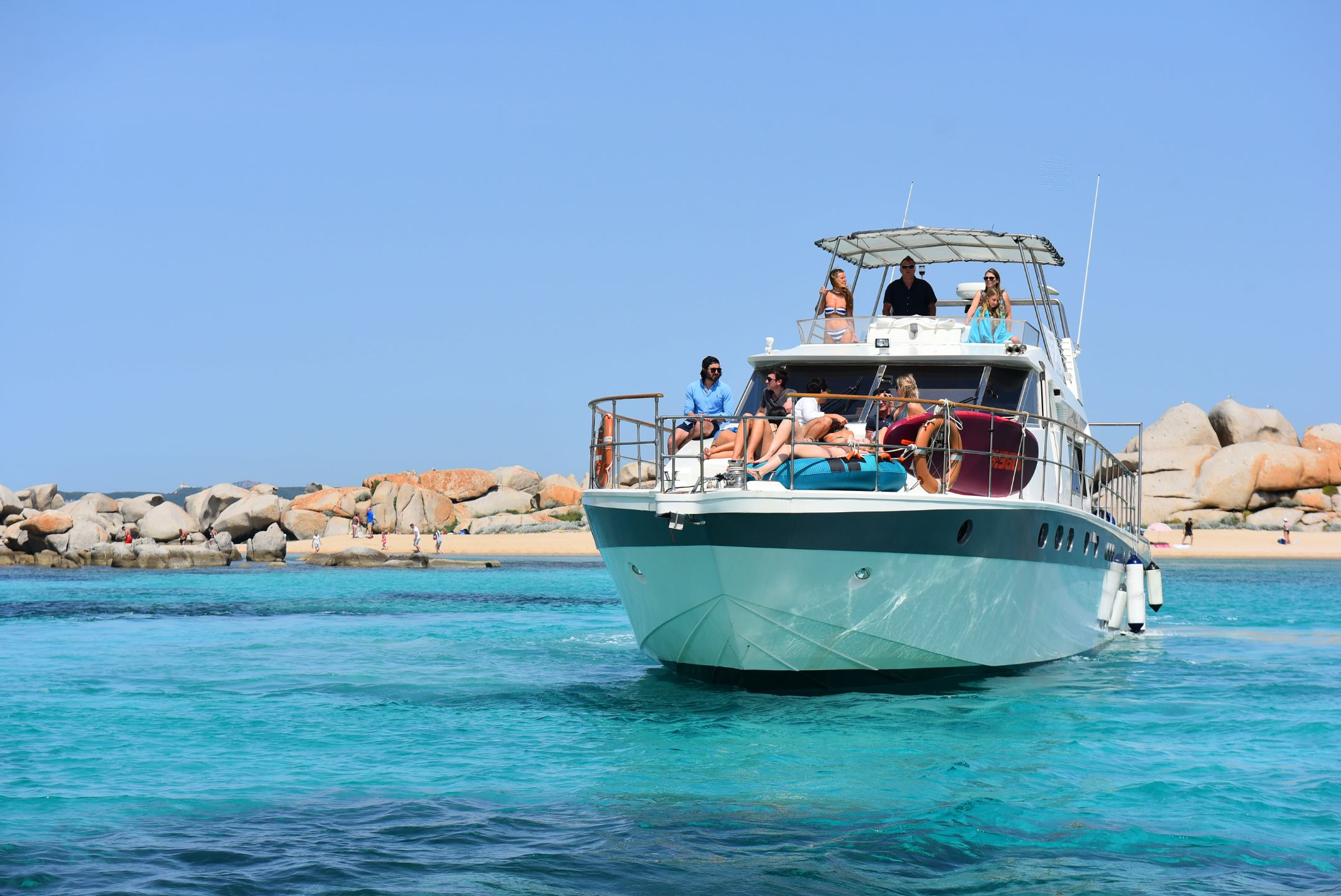 Une sortie privée en bateau à Bonifacio | Briséis Croisières